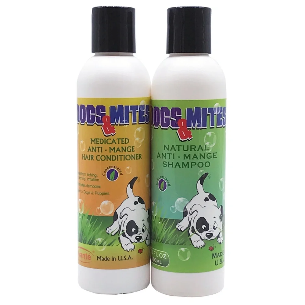 Dog Mange Shampoo & Hair Conditioner For Dogs With Mange, Hot Spot - 6.0 oz